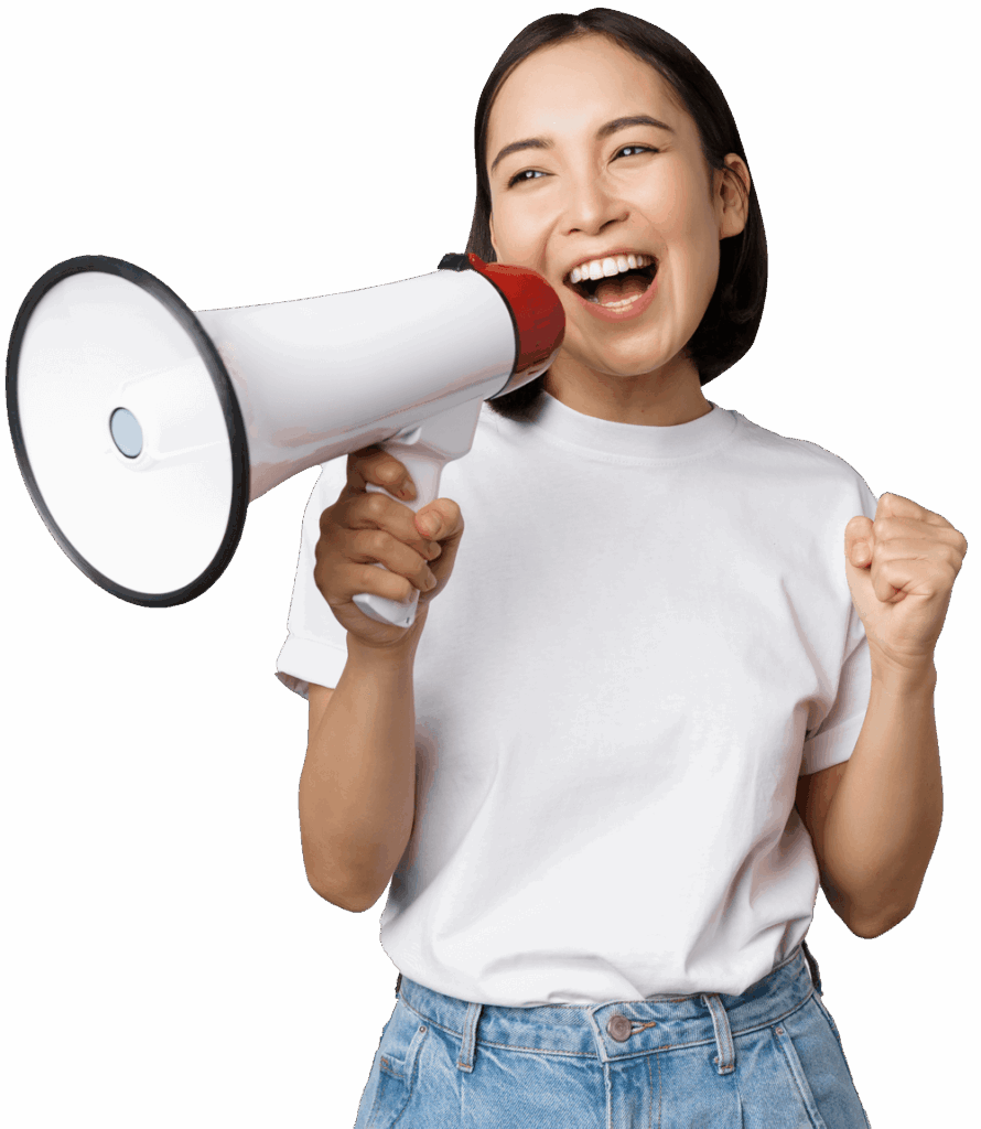 asian girl shouting at megaphone young activist p dc9advl.png